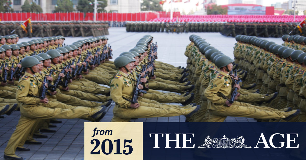 North Korea shows off military might